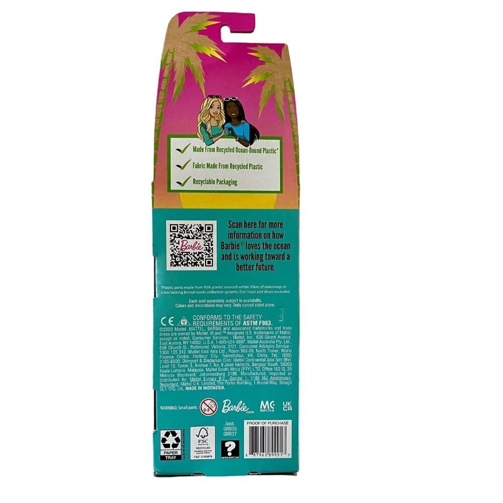 Barbie Loves the Ocean African American Long Hair Doll Brand New - Picture 5 of 9